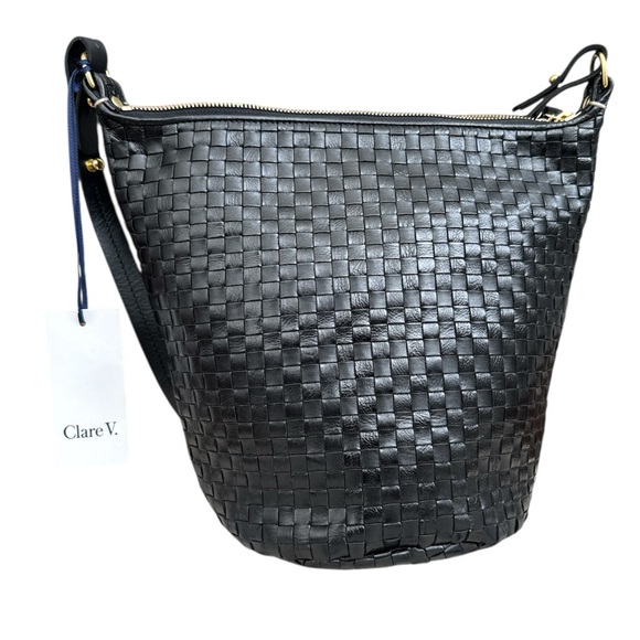 Clare V Petite Jeanne shoulder bag black - Picture 2 of 6